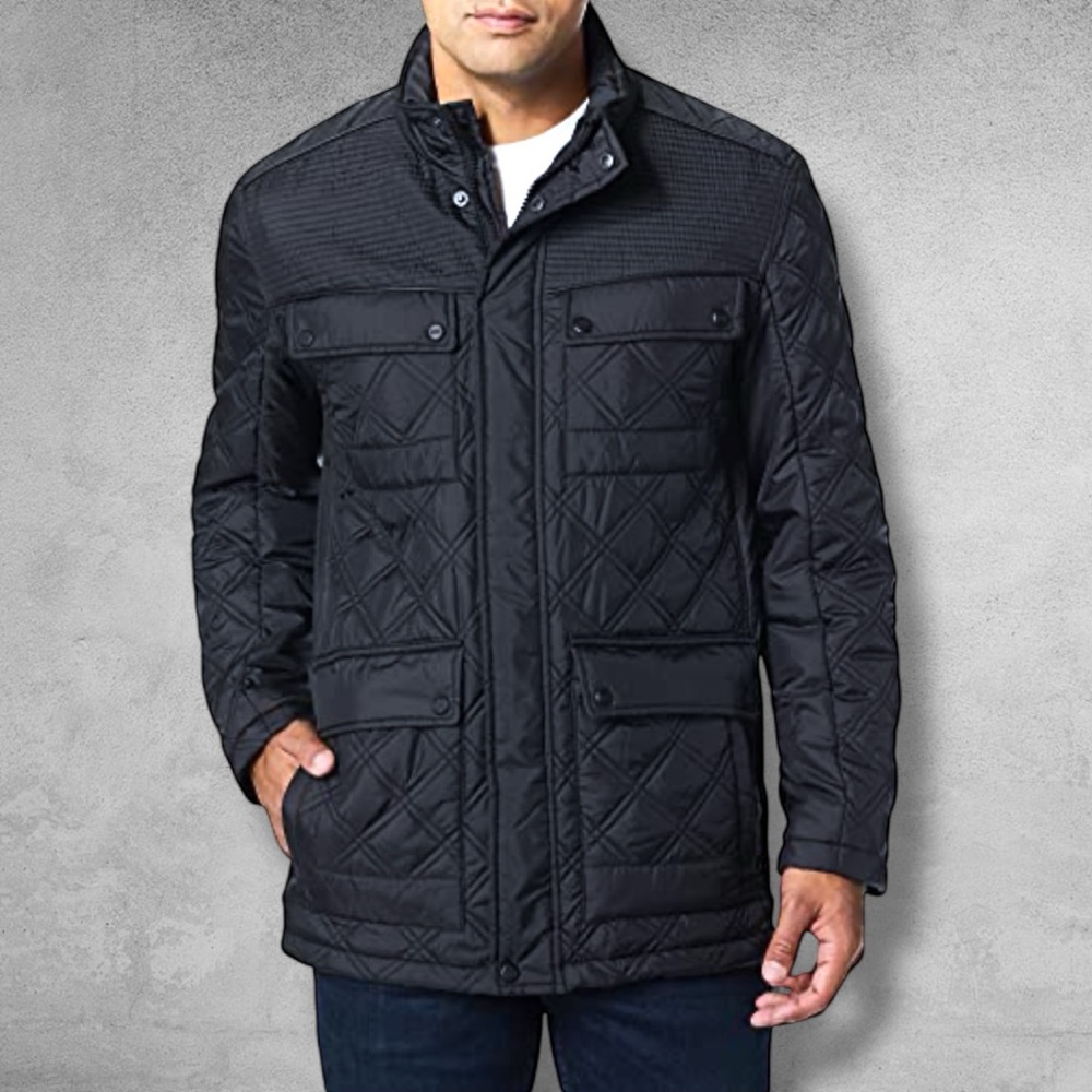 NEW Marc New York Andrew Marc Patton Four-Pocket Quilted Jacket